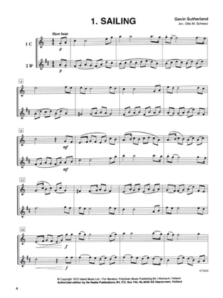 Pop & go, 12 duette - music box - Partition - Flûte traversière